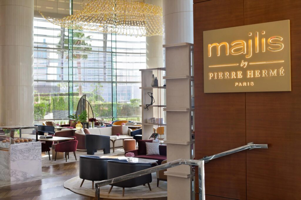 Majlis by Pierre Hermé lounge at Rosewood Abu Dhabi Al Maryah Island