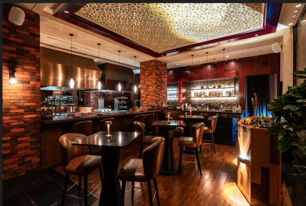 Maté Abu Dhabi open kitchen and wood-fired grill at Park Hyatt Saadiyat Island
