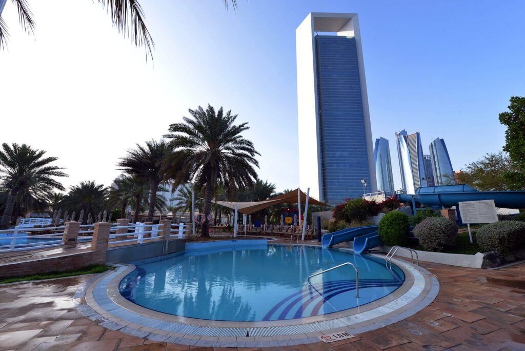 The Radisson Blu tower on Corniche Road in Al Bateen