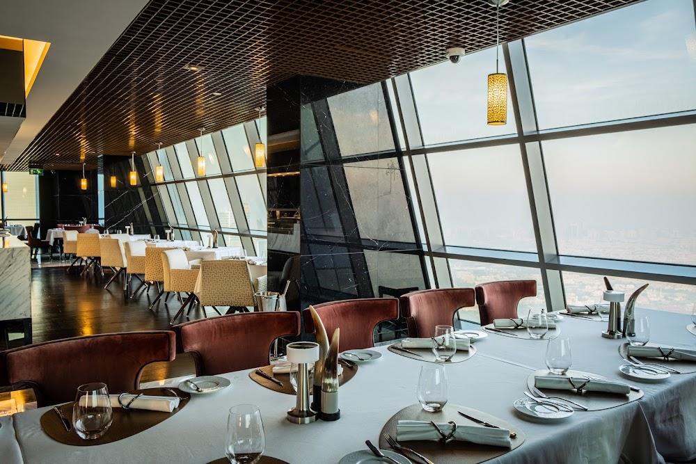 Ray's Grill dining room on Level 63 of Conrad Abu Dhabi Etihad Towers