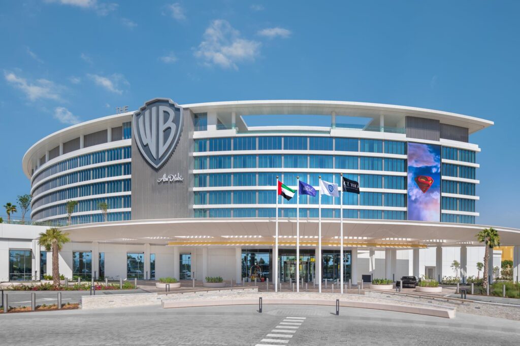 The exterior of The WB Abu Dhabi on Yas Island
