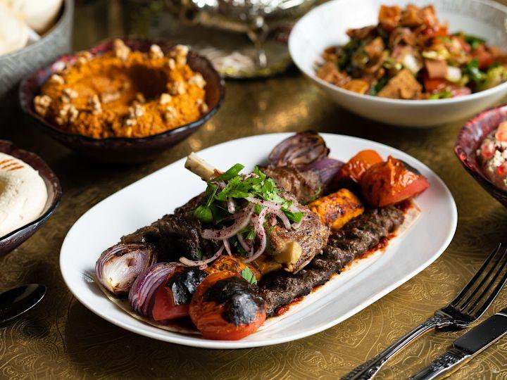 Lebanese hot and cold mezze and charcoal grills at Li Beirut Abu Dhabi