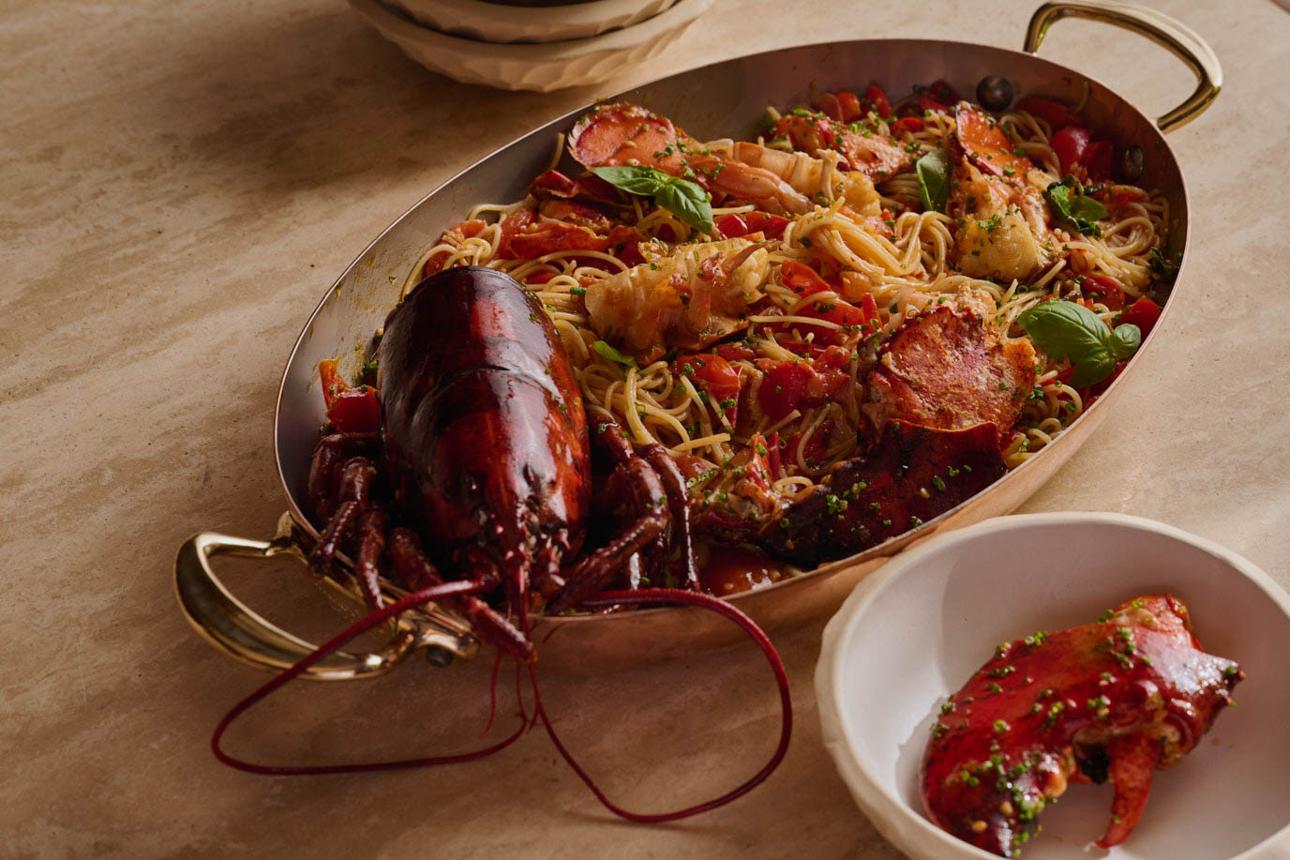 Italian pasta, seafood and risotto at Mare Mare Saadiyat Island