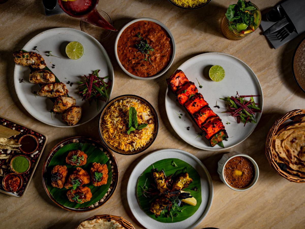 Namak royal sharing platters with tandoori grills and dum biryani