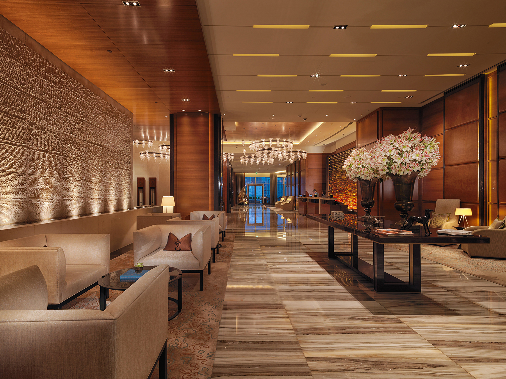 The wine cellar and tasting room at Rosewood Abu Dhabi