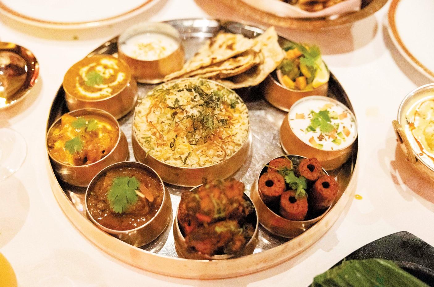 Regional Indian dishes and vegetarian thali at Namak Abu Dhabi