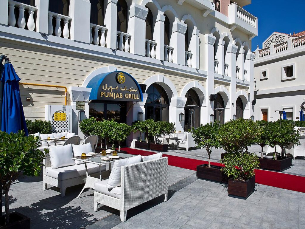 Punjab Grill Abu Dhabi dining room at The Ritz-Carlton Grand Canal