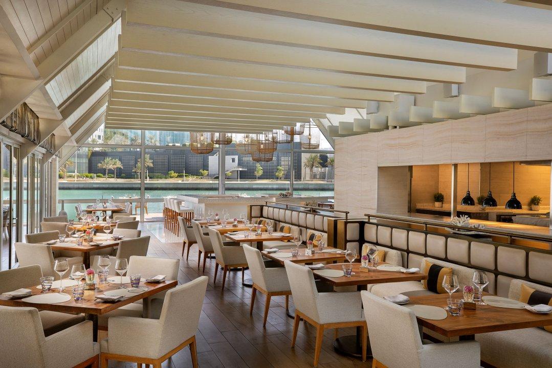 Finz, the seafood restaurant on a timber deck built out over the water