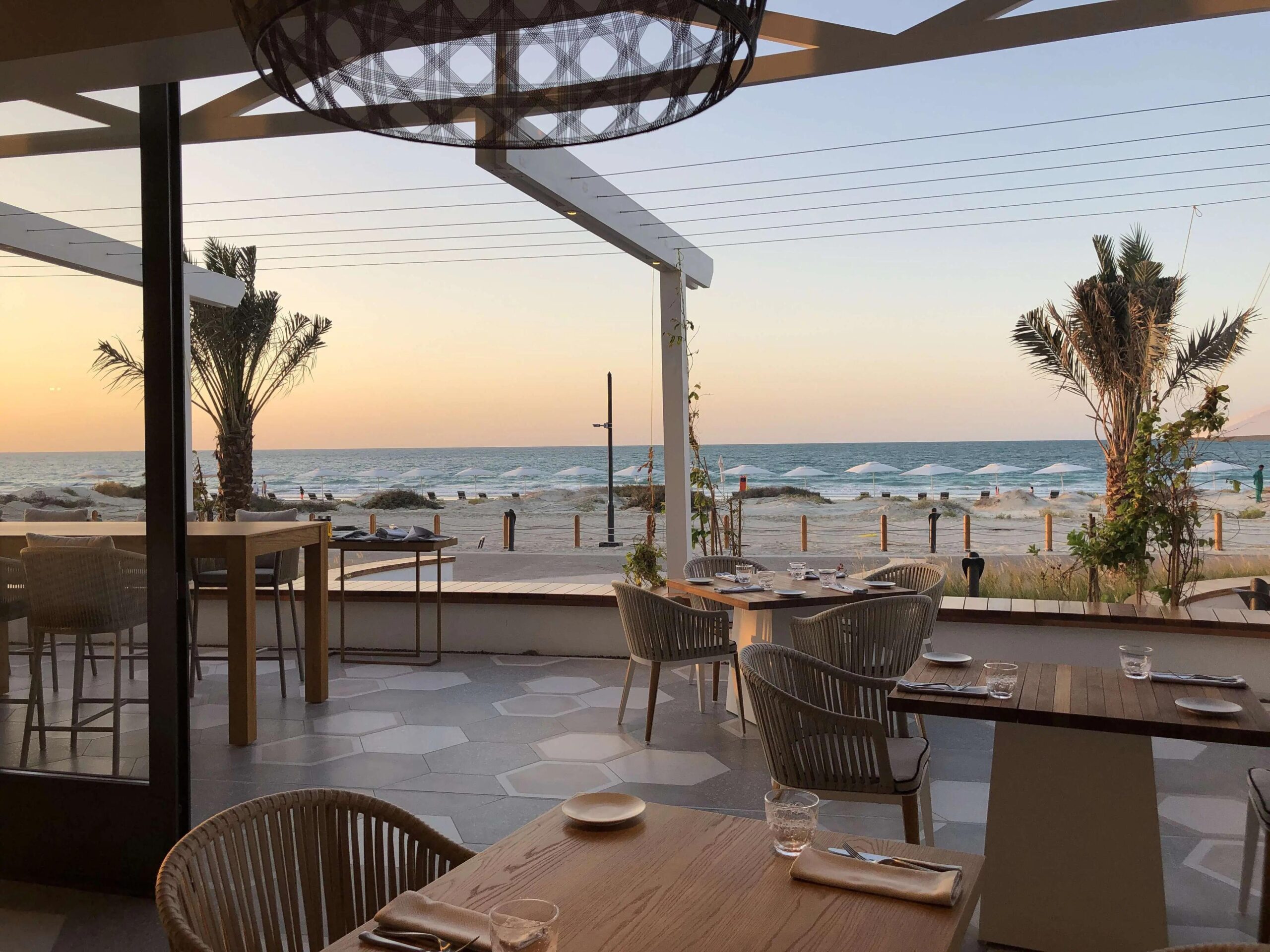 The dining room at Tean, the Lebanese and Mediterranean restaurant