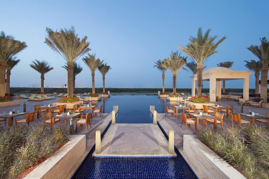 The pool overlooking the water at Eastern Mangroves