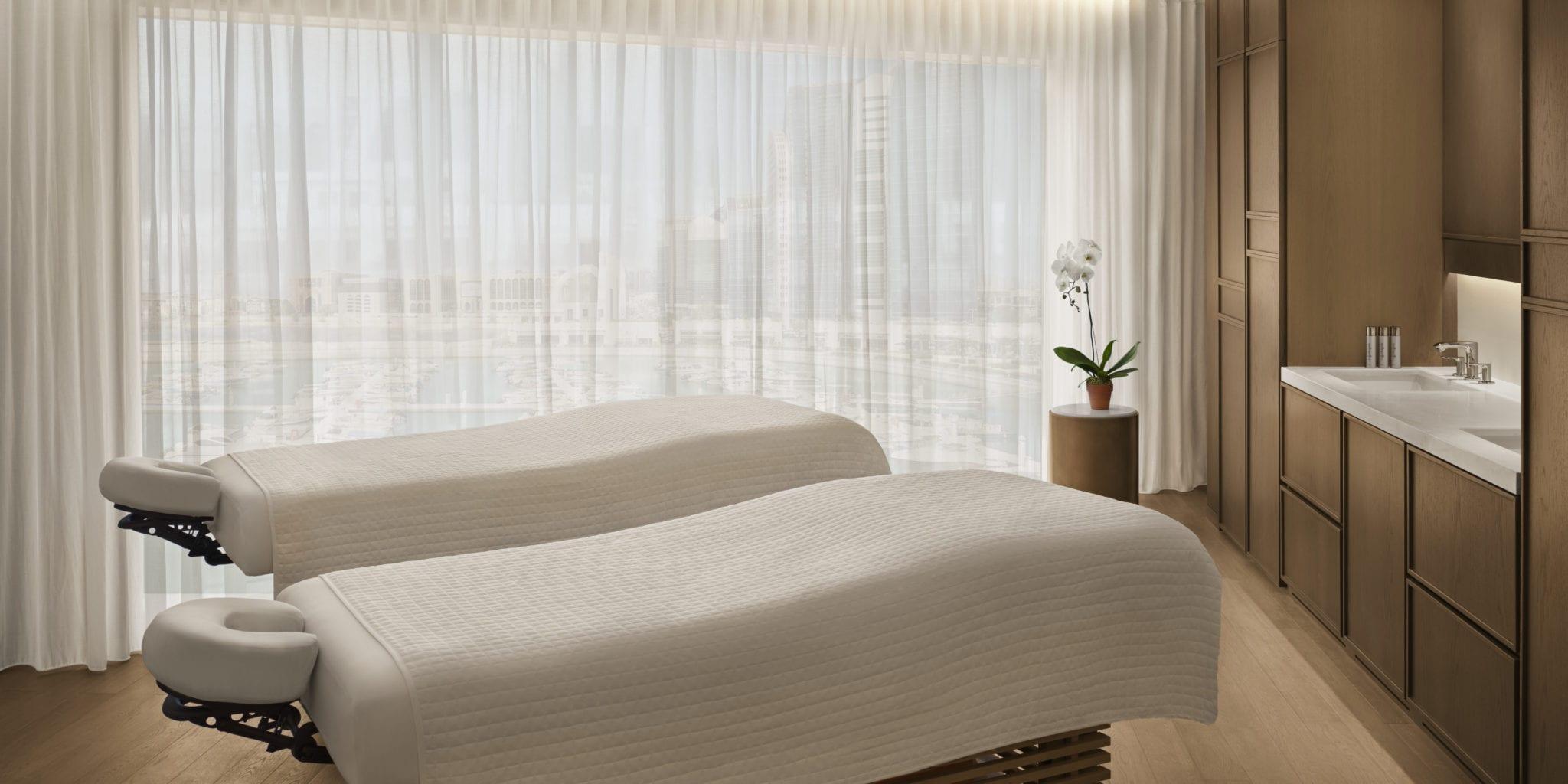 A treatment room at EDITION Spa