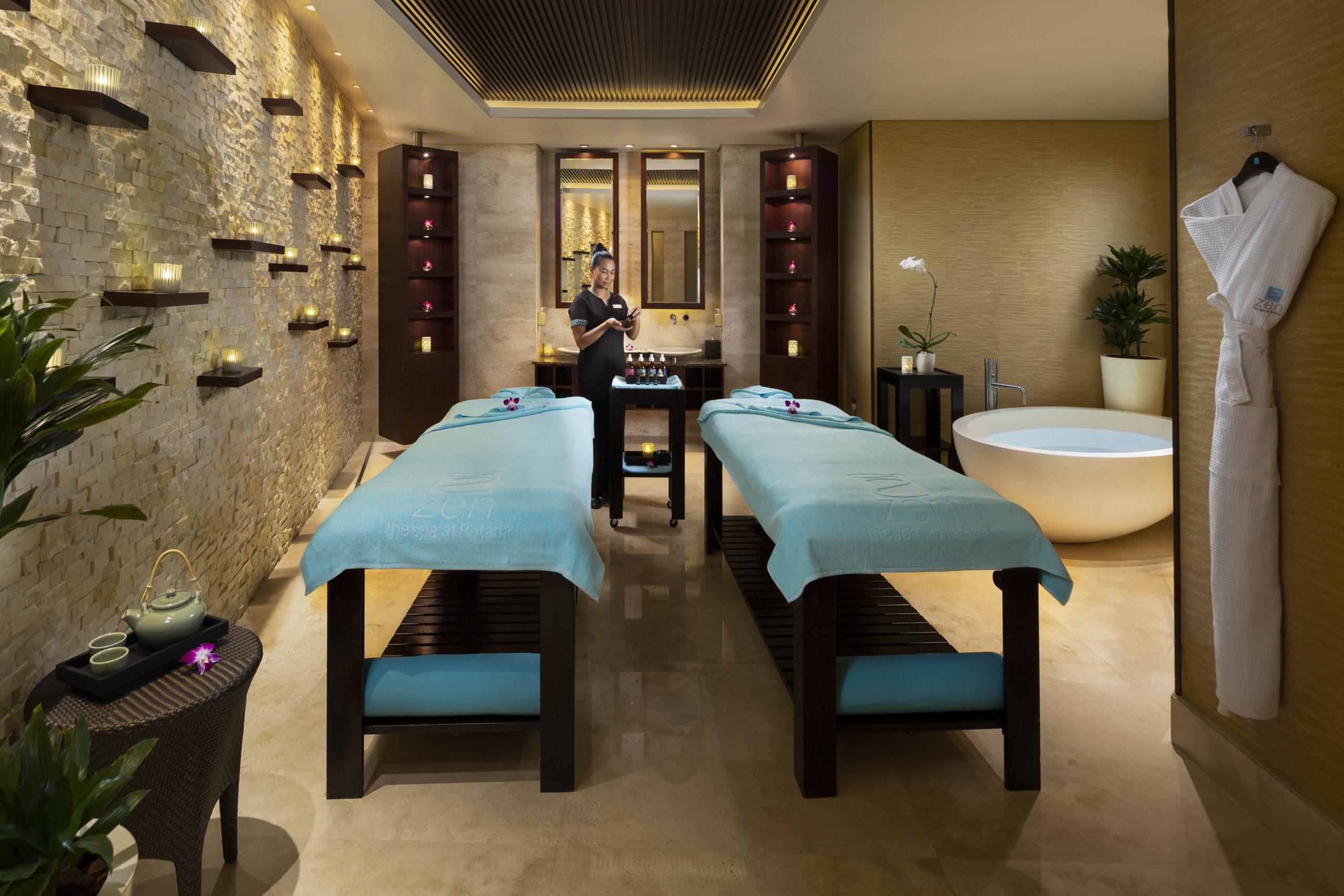 A private treatment room at Zen the Spa Club