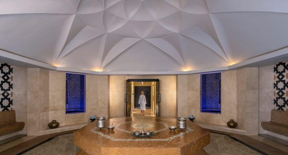 The Moroccan hammam at Anantara Spa, Qasr Al Sarab