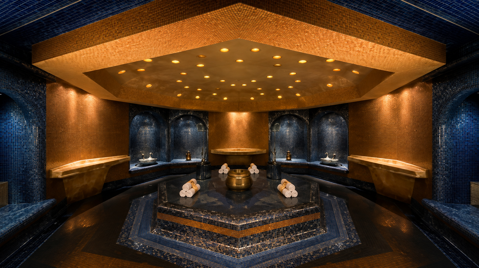 A hammam and treatment area at Sofitel Spa