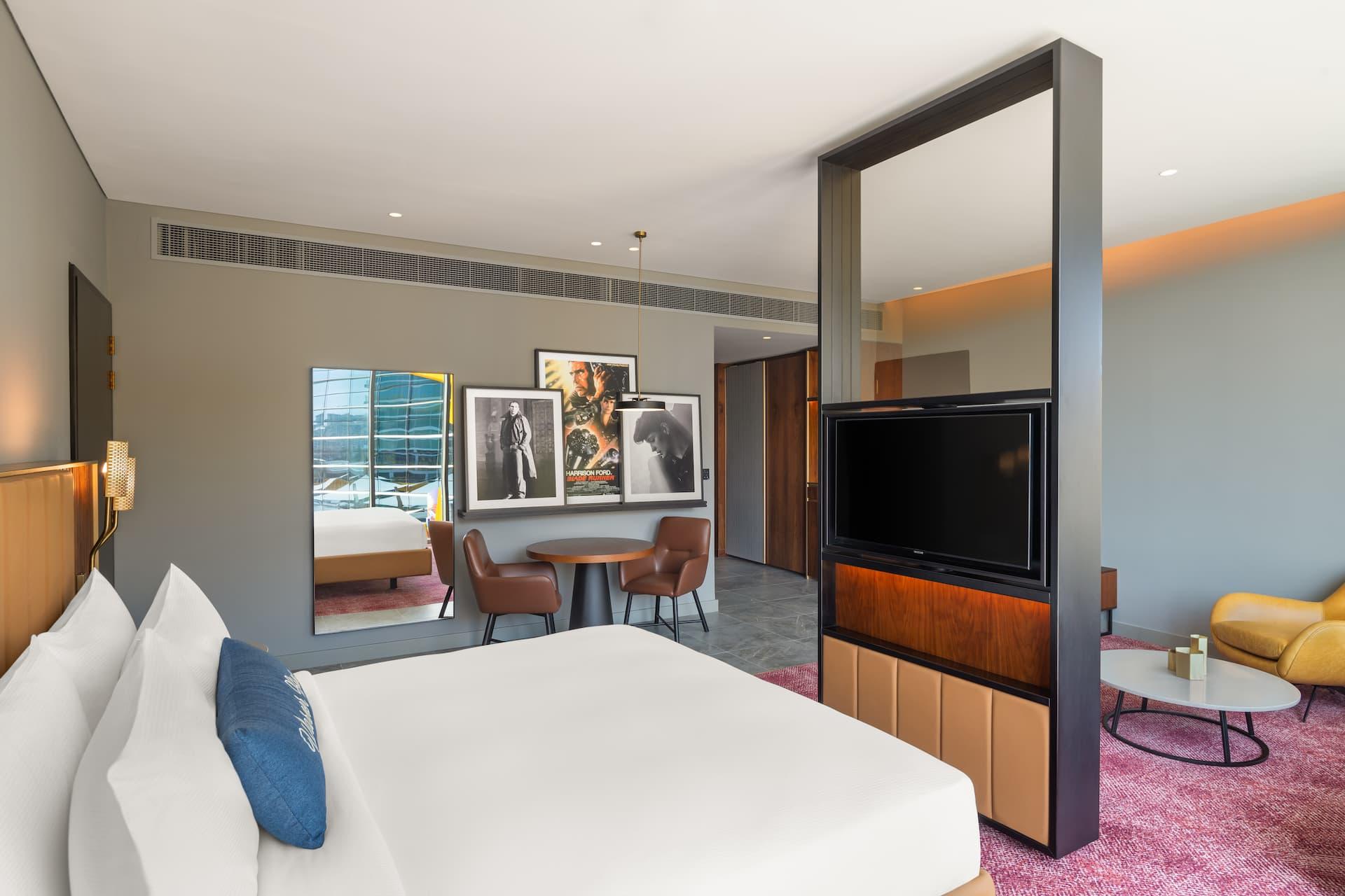 The living area of the Studio Suite, which sleeps six