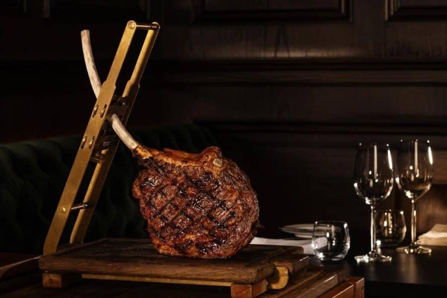 Prime steak and classic sides at Oak Room Abu Dhabi