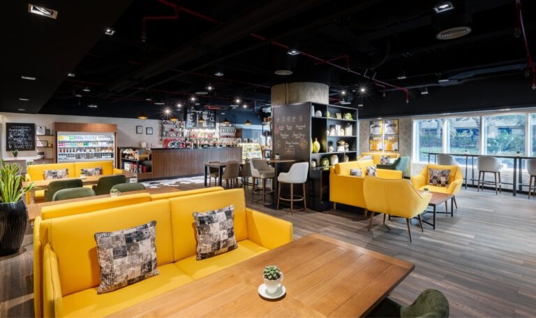 90 Centigrade café interior at Grand Millennium Al Wahda in Abu Dhabi