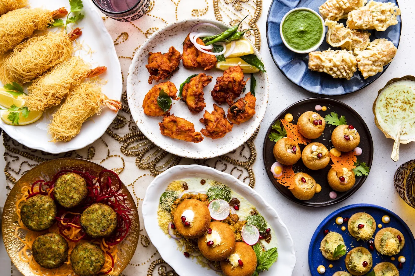 Mughlai kebabs and biryani at India Palace Abu Dhabi