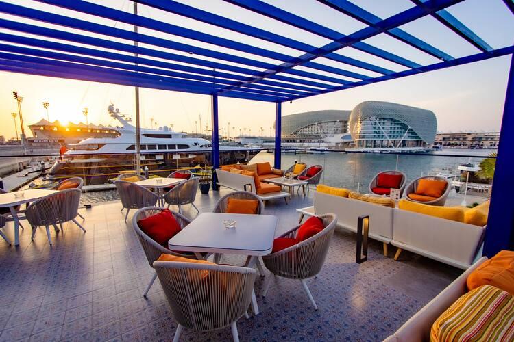 Market at EDITION indoor-outdoor dining overlooking Al Bateen Marina Abu Dhabi