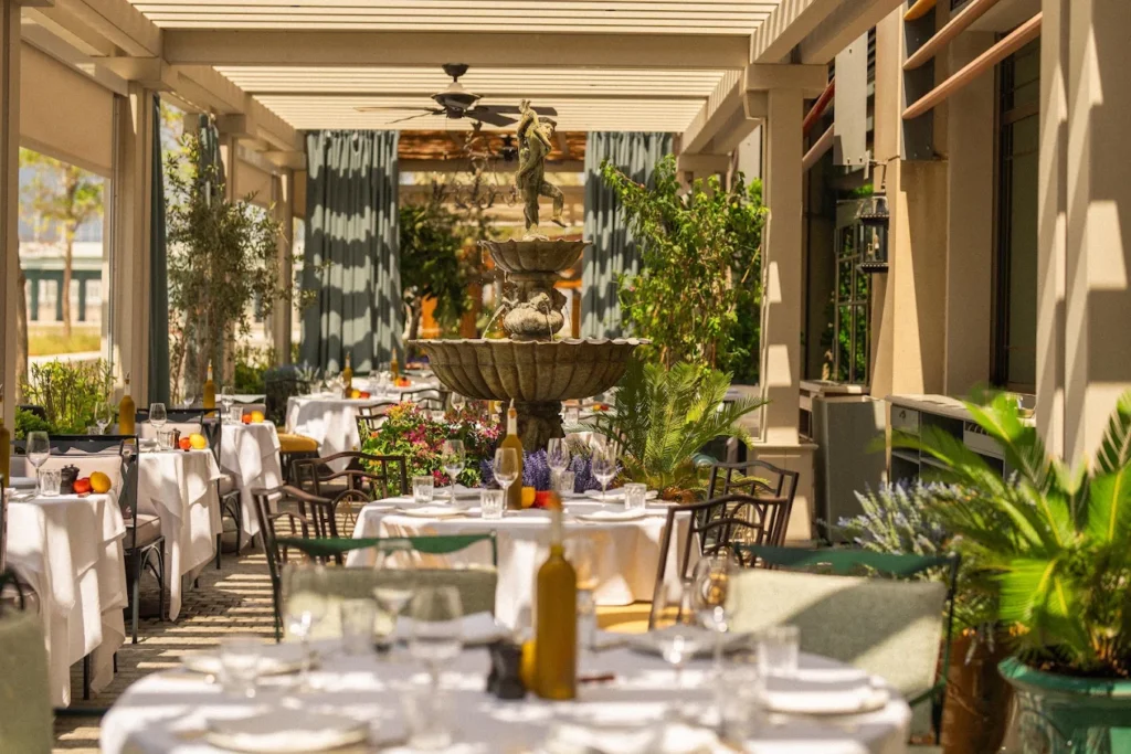 LPM Restaurant and Bar dining room at The Galleria Al Maryah Island Abu Dhabi