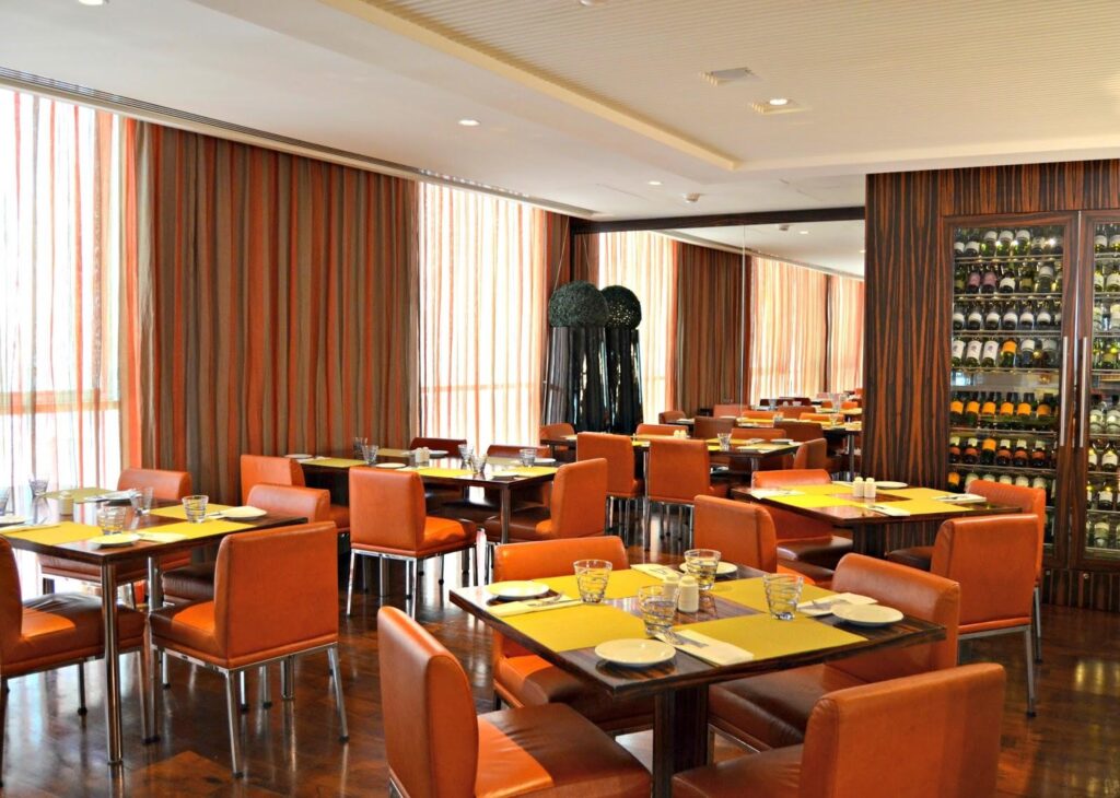 Bistro Med dining room at Grand Continental Flamingo Hotel Abu Dhabi