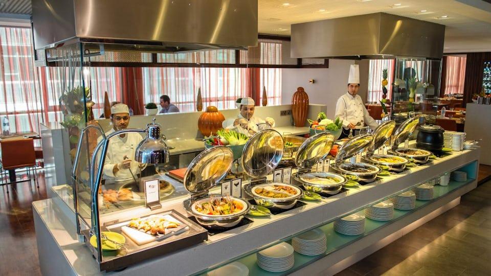 Choices international buffet restaurant at Yas Plaza Marina by IHG