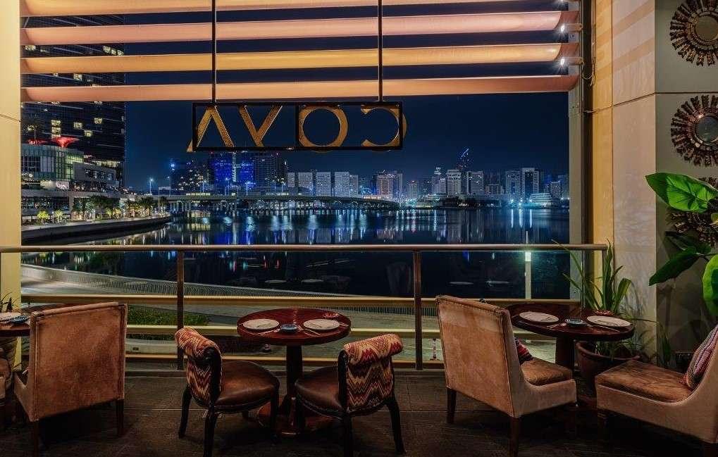 COYA Abu Dhabi colourful dining room at Four Seasons Al Maryah Island