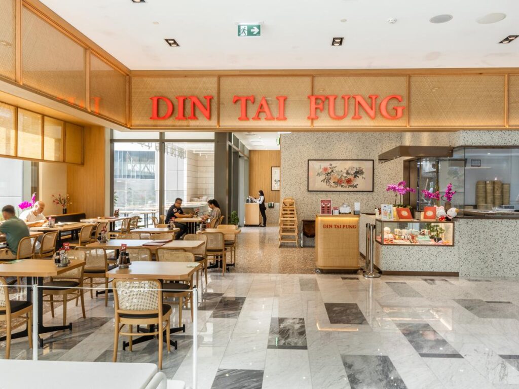 Din Tai Fung restaurant at The Galleria Al Maryah Island in Abu Dhabi