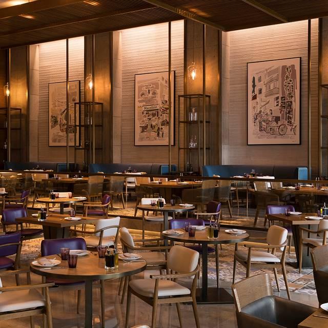 Si Ristorante Italiano & Bar dining room at Saadiyat Rotana Resort & Villas