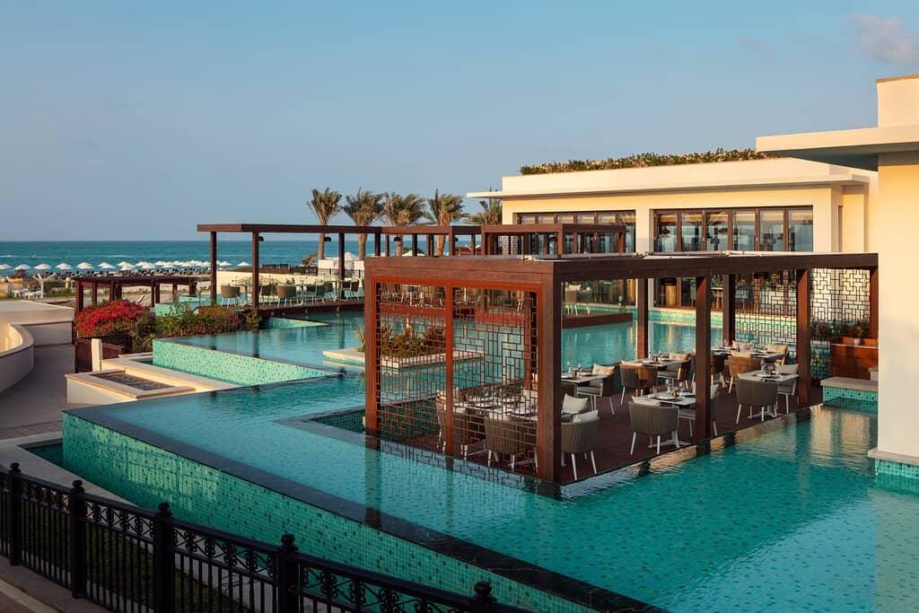 Sontaya floating pavilions at The St. Regis Saadiyat Island Resort