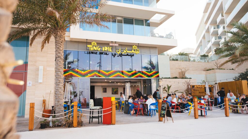 Ting Irie Pon Di Beach restaurant at Mamsha Al Saadiyat Abu Dhabi