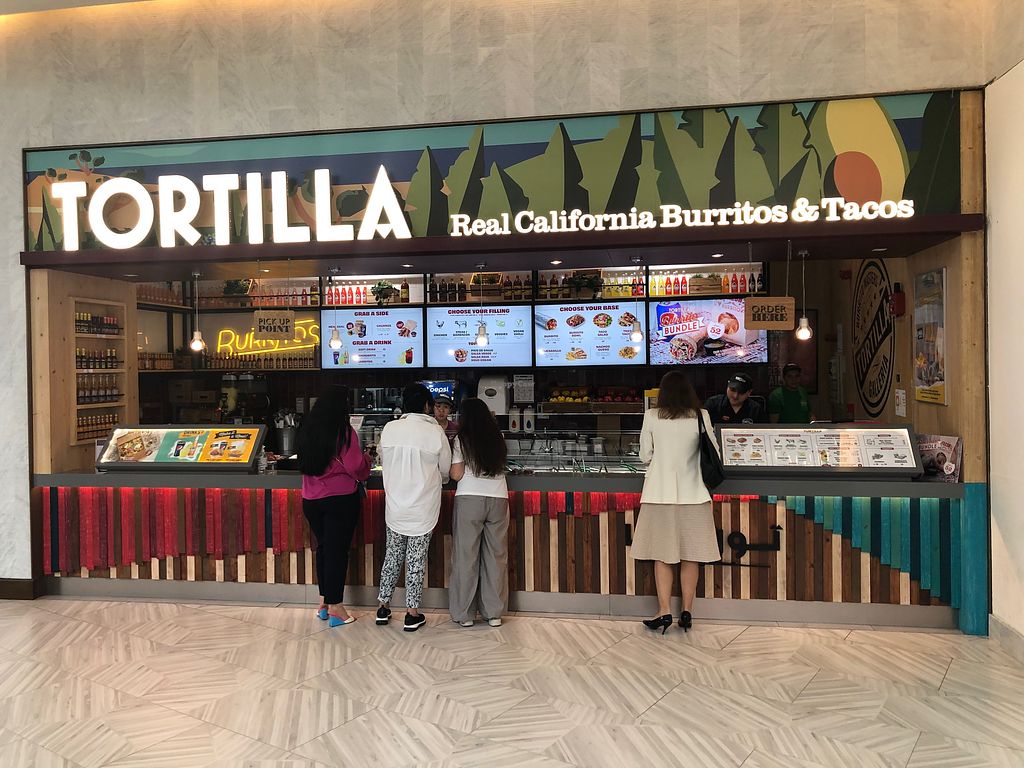 Tortilla counter at The Galleria Al Maryah Island in Abu Dhabi