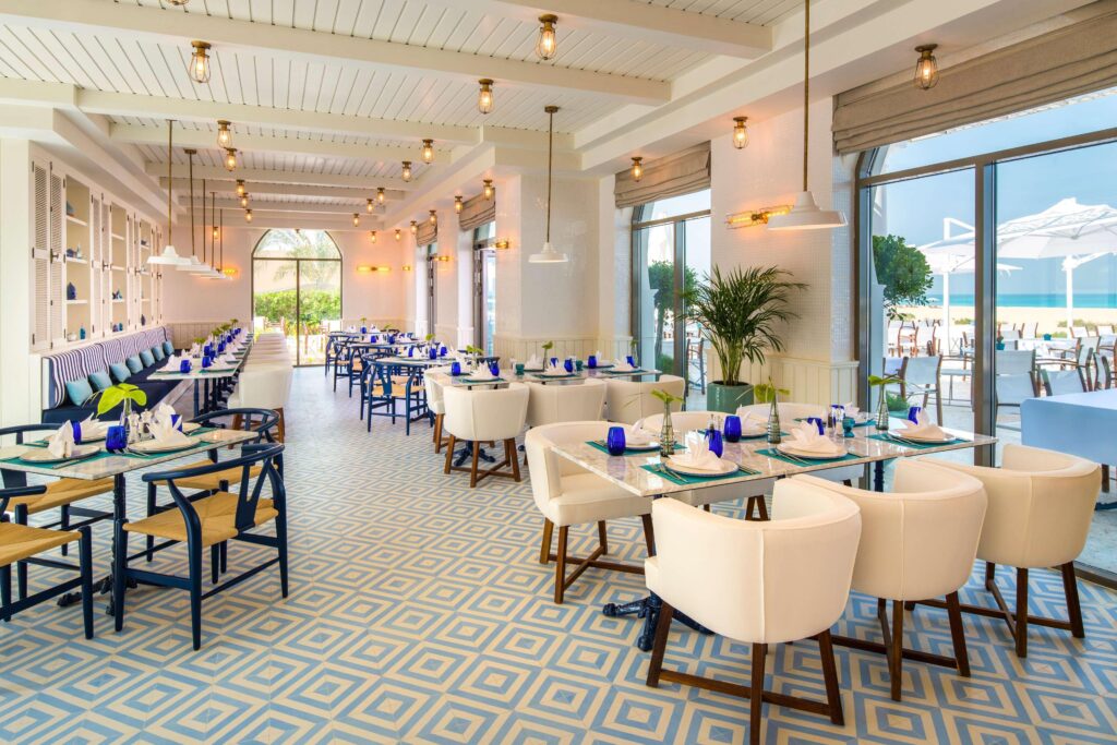 Turquoise all-day dining restaurant at Rixos Premium Saadiyat Island