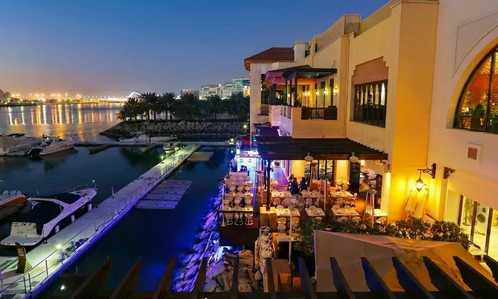 Ushna Abu Dhabi dining room at Souk Qaryat Al Beri