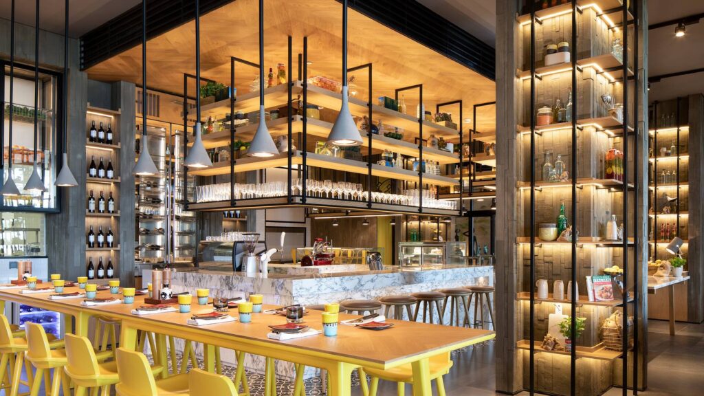 Verso Italian restaurant at Grand Hyatt Abu Dhabi