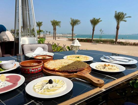 Mediterranean and Japanese-inspired dishes served at Breath by the Beach Abu Dhabi