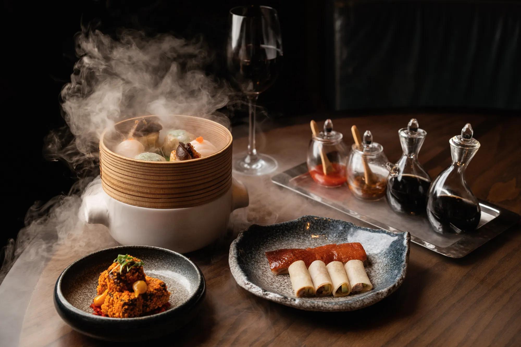 Dim sum, roast duck and Cantonese barbecue dishes at Dai Pai Dong Abu Dhabi