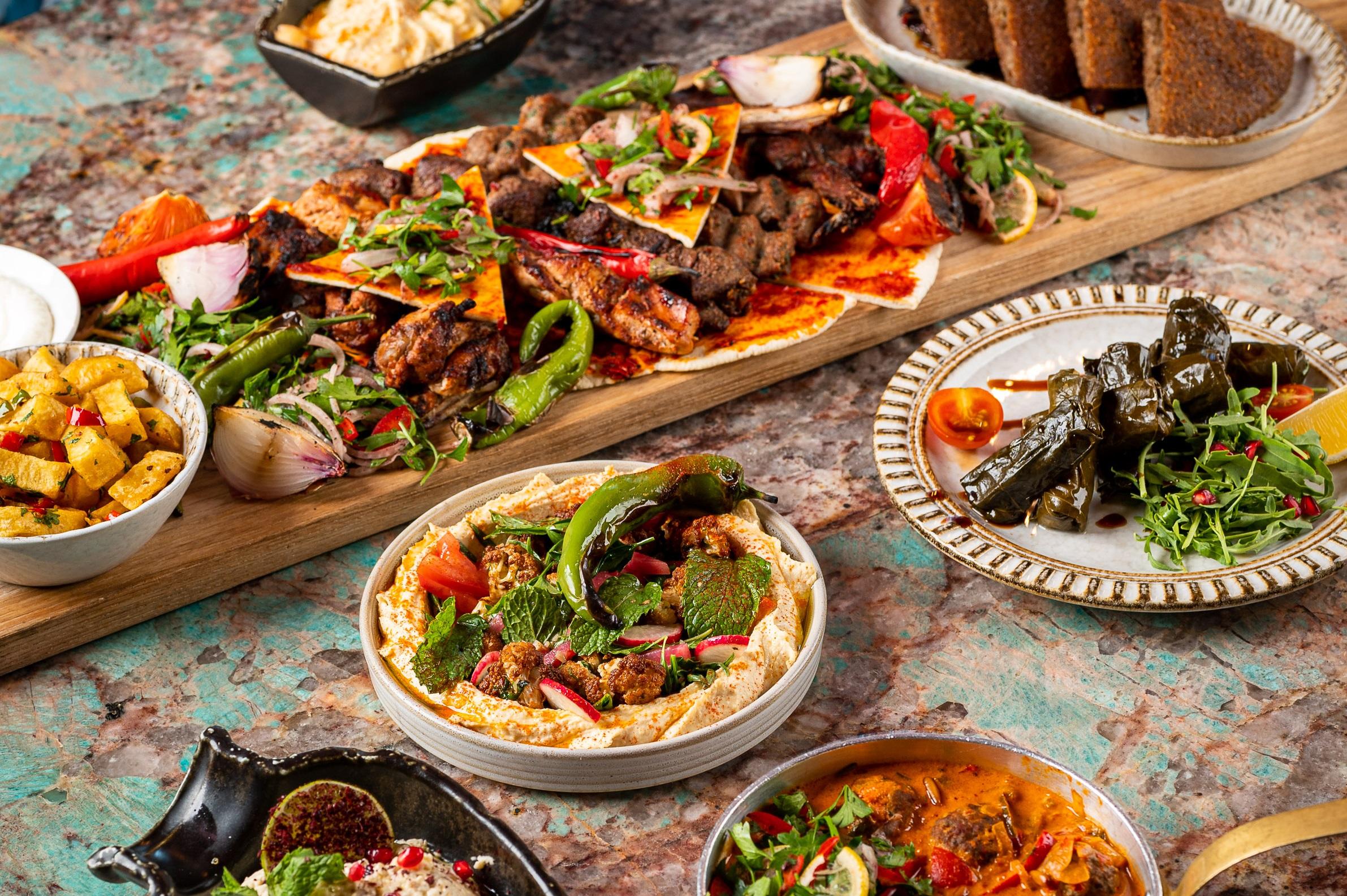 Lebanese mezze, pickles and grilled dishes at Habib Beirut Abu Dhabi