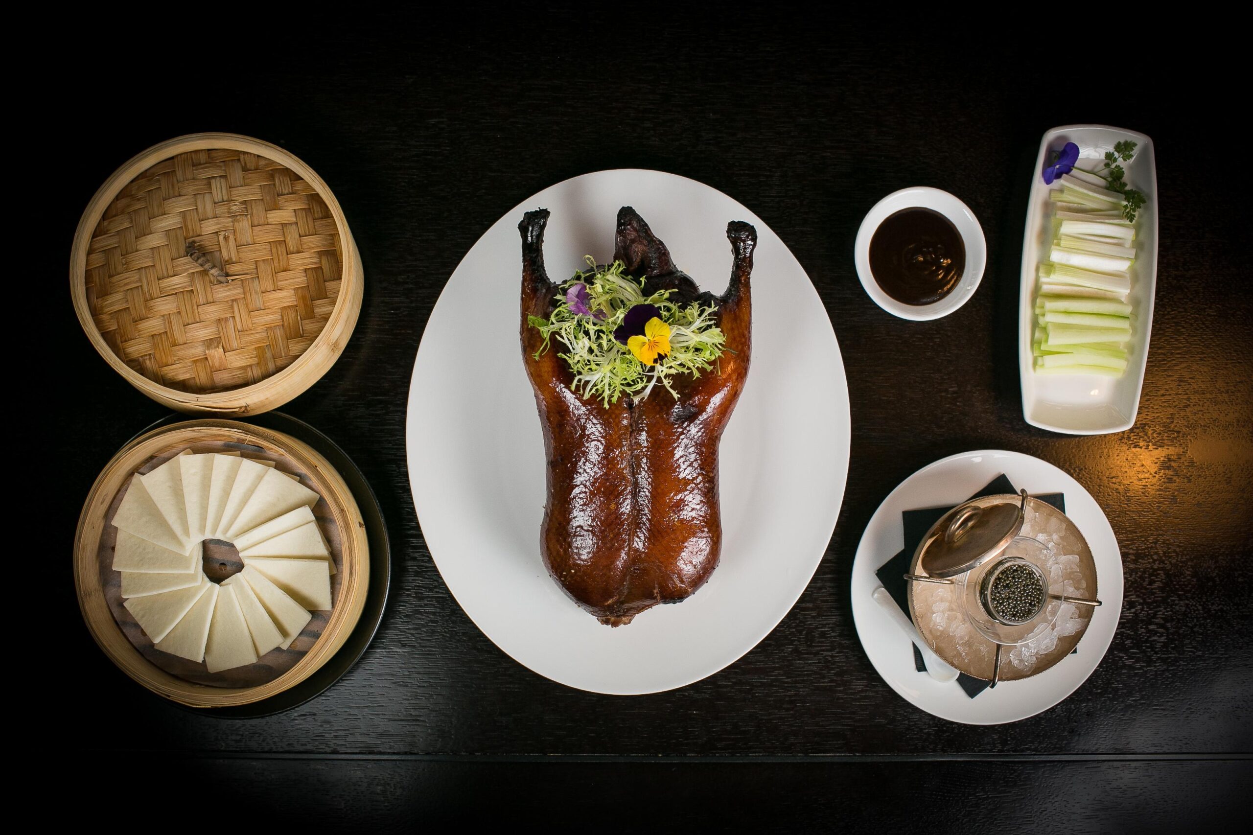 Peking duck with caviar and refined Cantonese dishes at Hakkasan Abu Dhabi