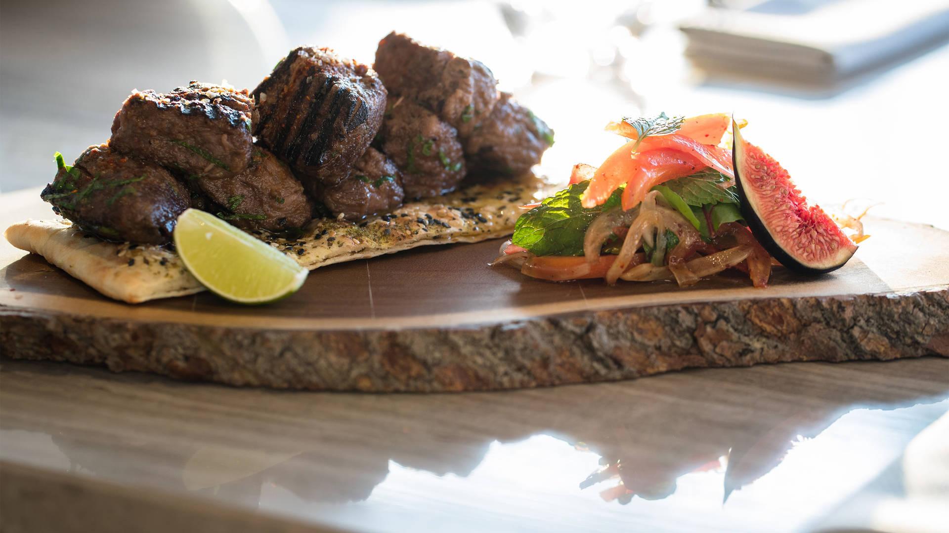 Mediterranean dishes served at SAL Saadiyat Island Abu Dhabi