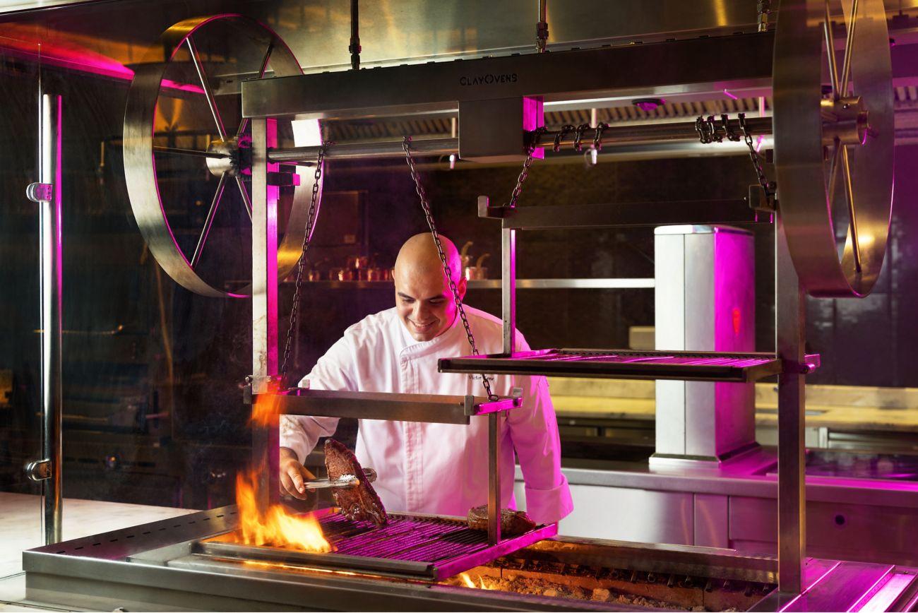 Southern African wood-fired grill dishes at Savannah Grill