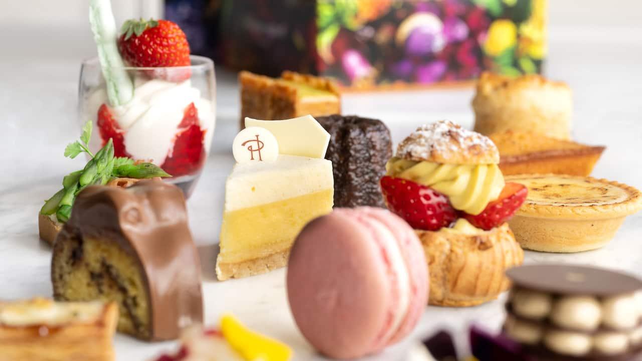 International café dishes and French pastries at Shakespeare Abu Dhabi