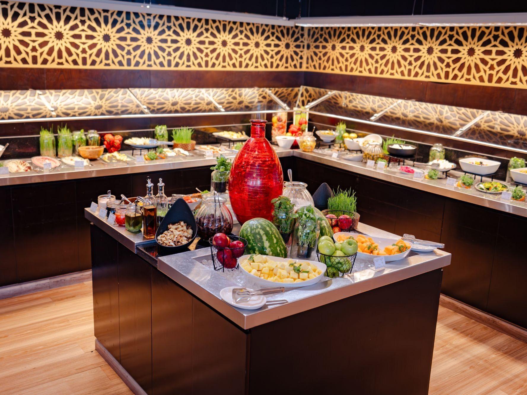 Mediterranean-inspired international buffet at The Olive Branch Abu Dhabi
