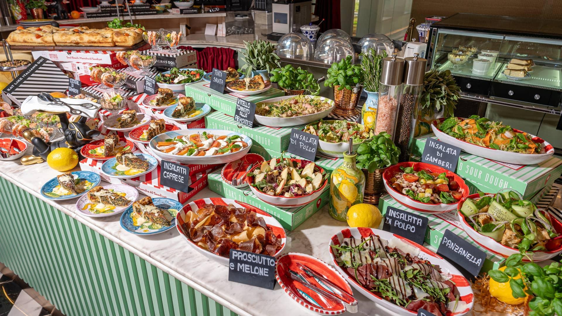 Fresh pasta and Italian dishes at Dino's Bistro Italiano Abu Dhabi