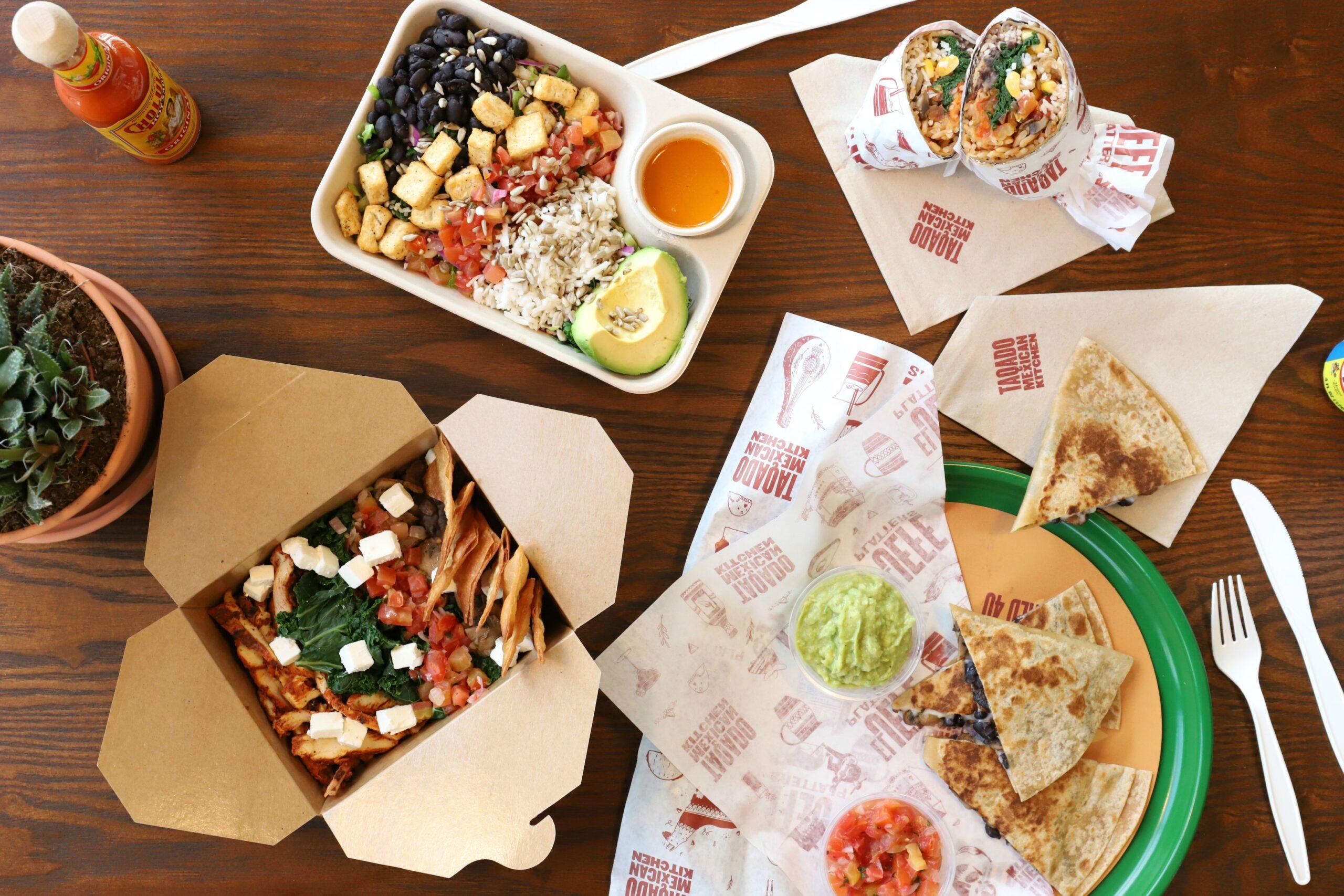 Tacos burritos and quesadillas from Taqado Mexican Kitchen Abu Dhabi