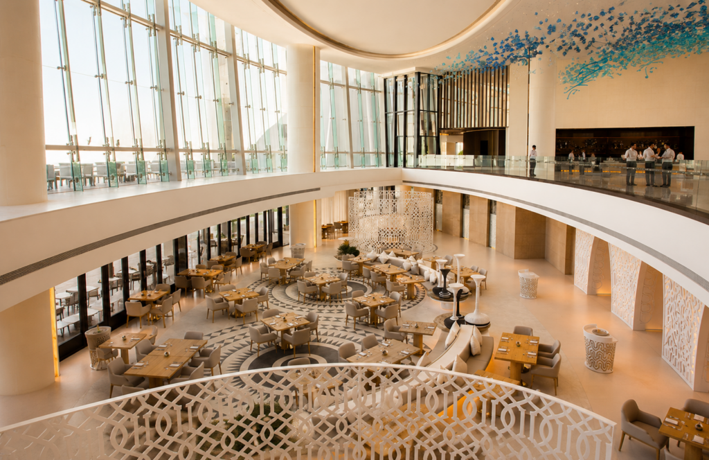 White restaurant at Jumeirah Saadiyat Island Resort Abu Dhabi