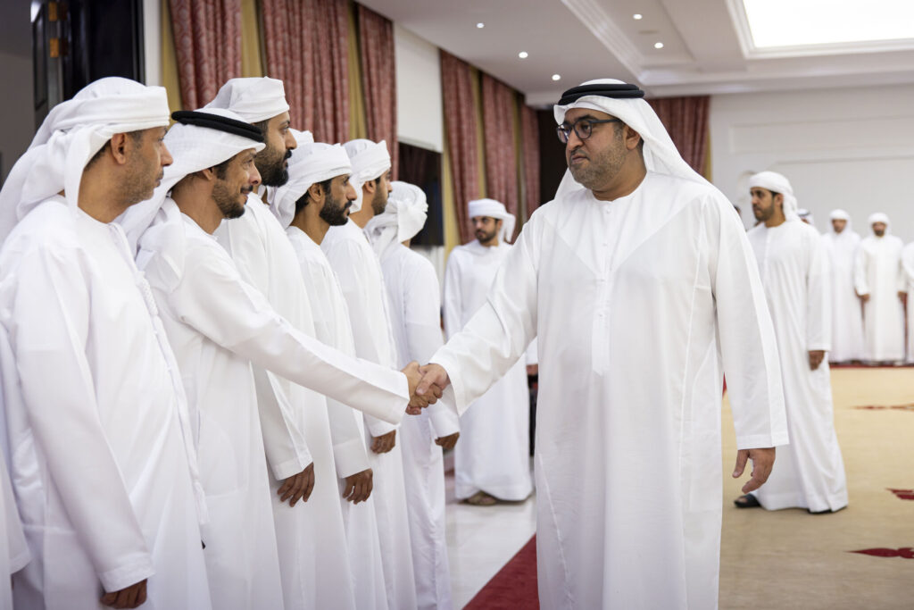 Mohammed bin Hamdan bin Zayed offers condolences on the passing of Rashed Mubarak Obaid Al Ketbi