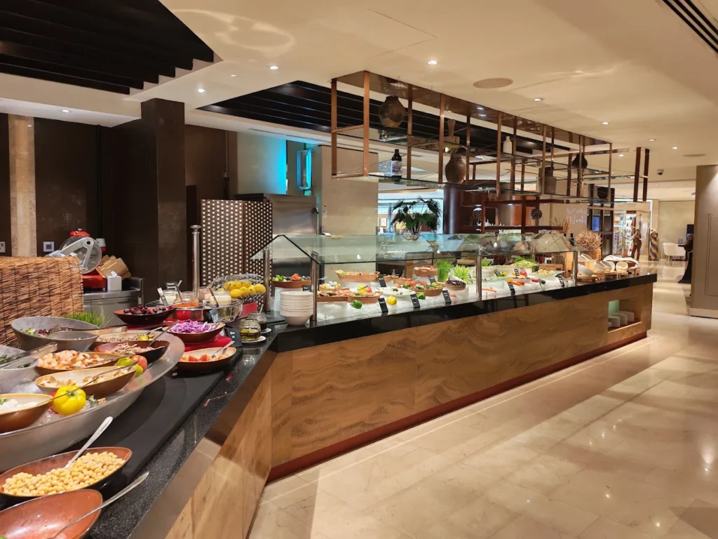 International buffet and live cooking at Urban Kitchen Abu Dhabi