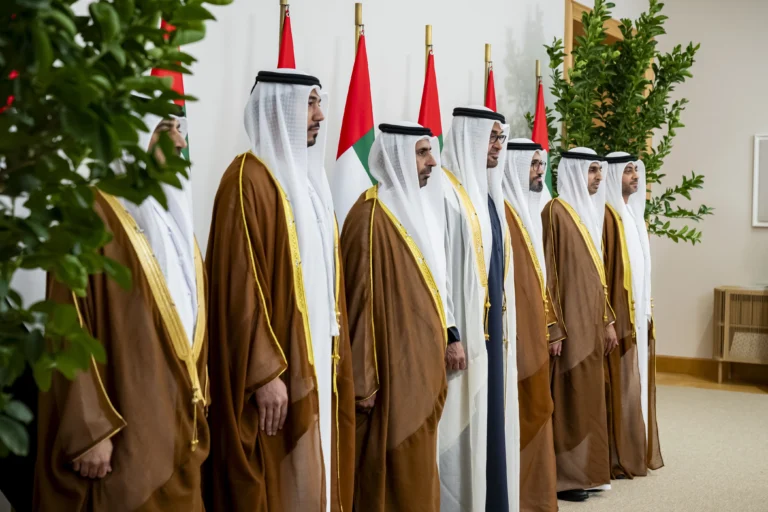 UAE President, HH Sheikh Mohamed bin Zayed Al Nahyan receives oath of office from newly appointed ambassadors