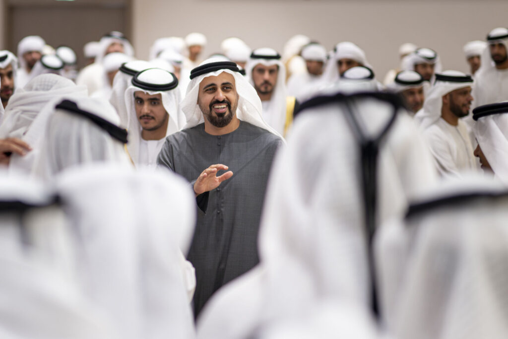 Sheikh Theyab bin Mohamed bin Zayed attends Al Awamir group wedding at Erth Abu Dhabi Hotel